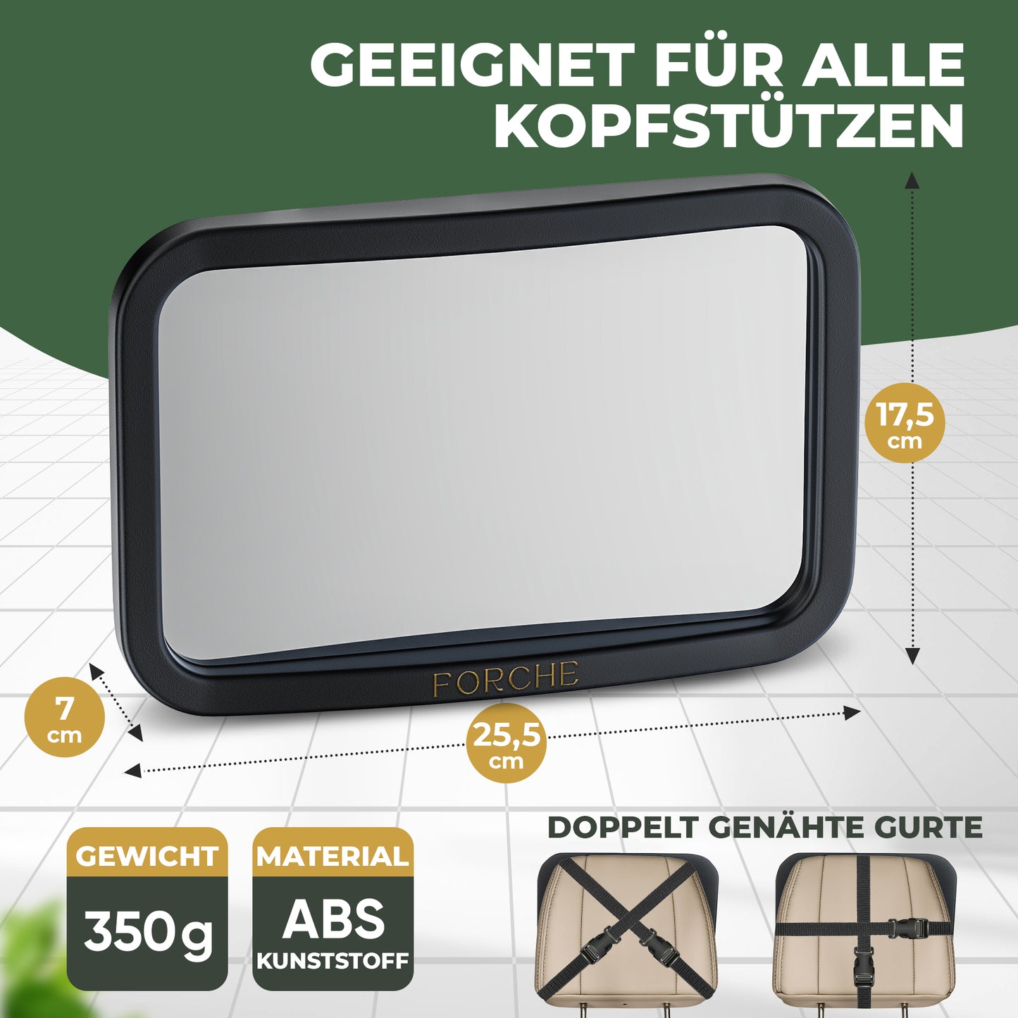 FORCHE® Rücksitzspiegel für Babys - FO-001